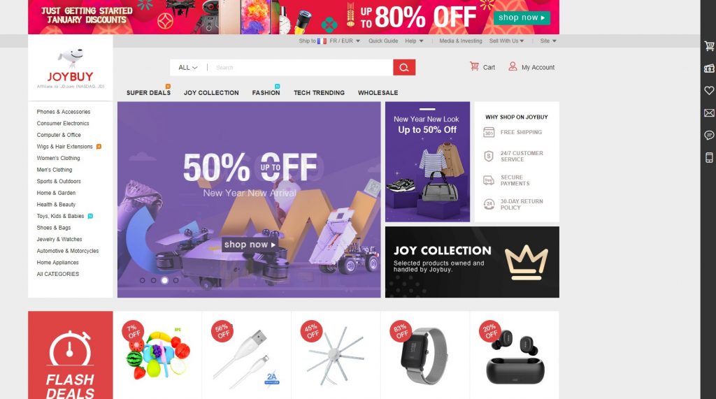 → Visiter Joybuy - Avis & Alternative 2020 | Top Site Marchand